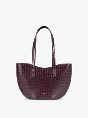 Haven Tulip Tote in Croc-Embossed