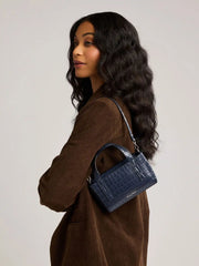 Haven Mini Crossbody Bag in Croc-Embossed